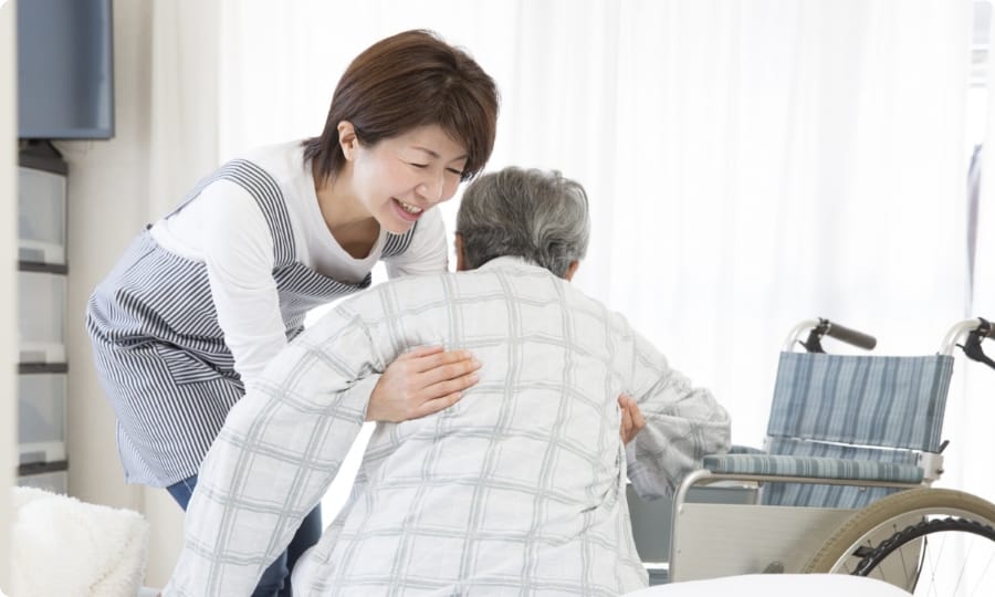 自宅でサービスを受けたい